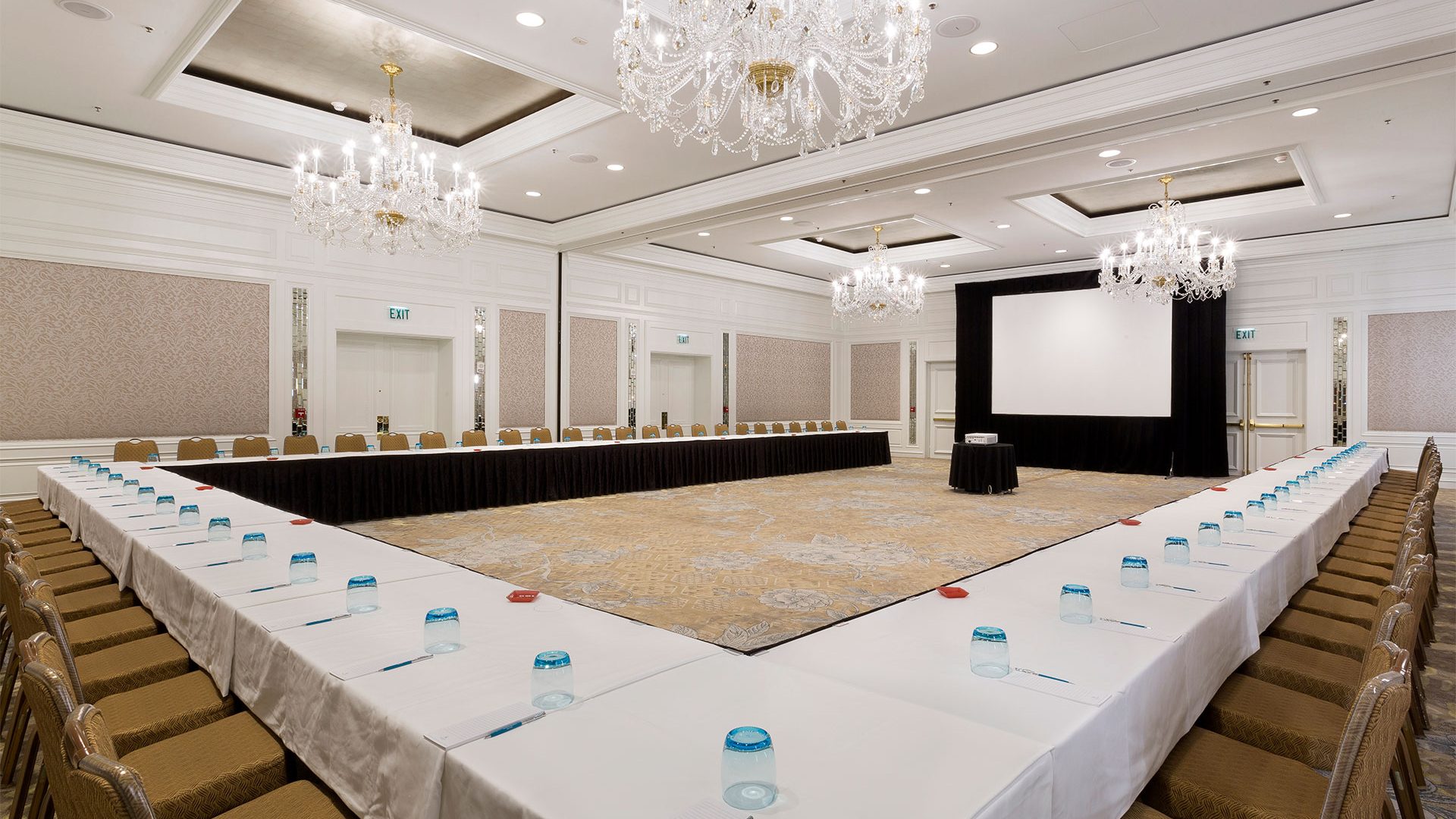 Large Conference Meeting Room provided by Woolems Luxury Builders in Florida